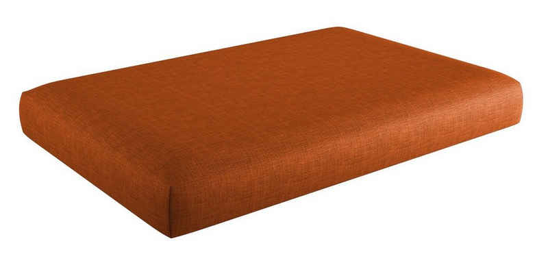 sunnypillow Sitzkissen Palettenkissen mit abnehmbarem Bezug Sitzkissen 120x60x15cm, Orange