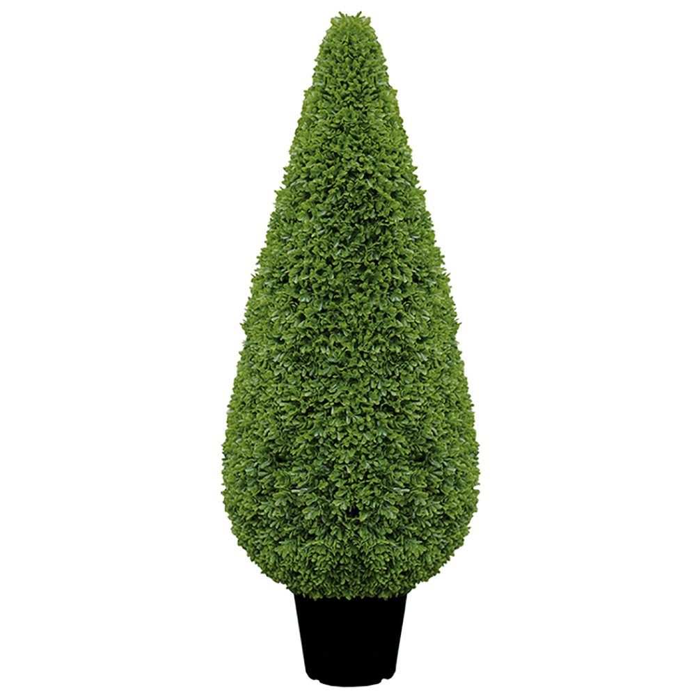 Kunstpflanze FINK Buchsbaum Kegel - grün - H. 80cm x B. 25cm