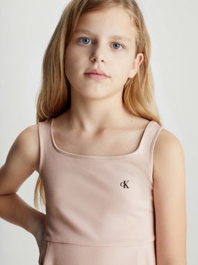 Calvin Klein Jeans Skaterkleid BACK LOGO TAPE FIT FLARE DRESS Kinder bis 16 Jahre