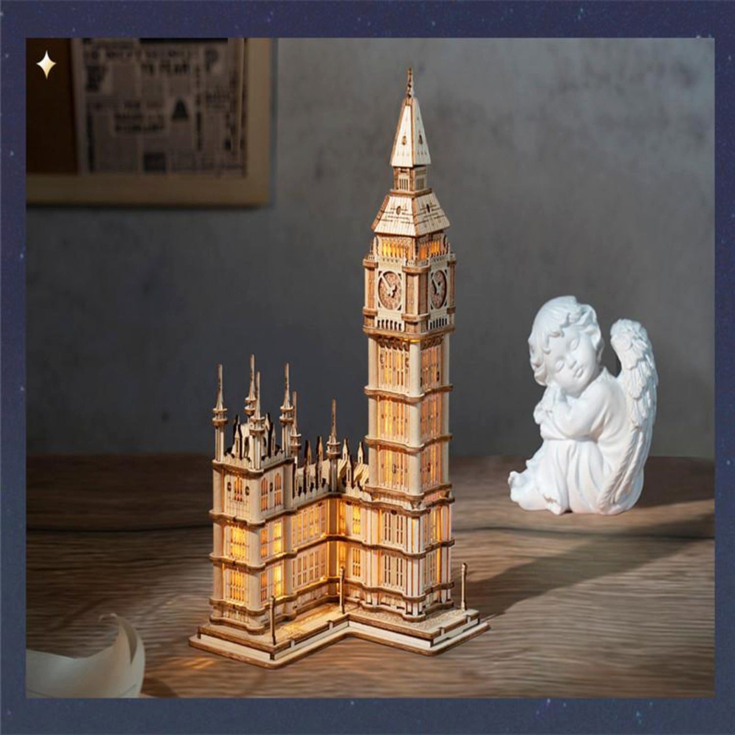 Robotime 3D-Puzzle Robotime Big Ben Puzzle 3D Puzzle, 220 Puzzleteile