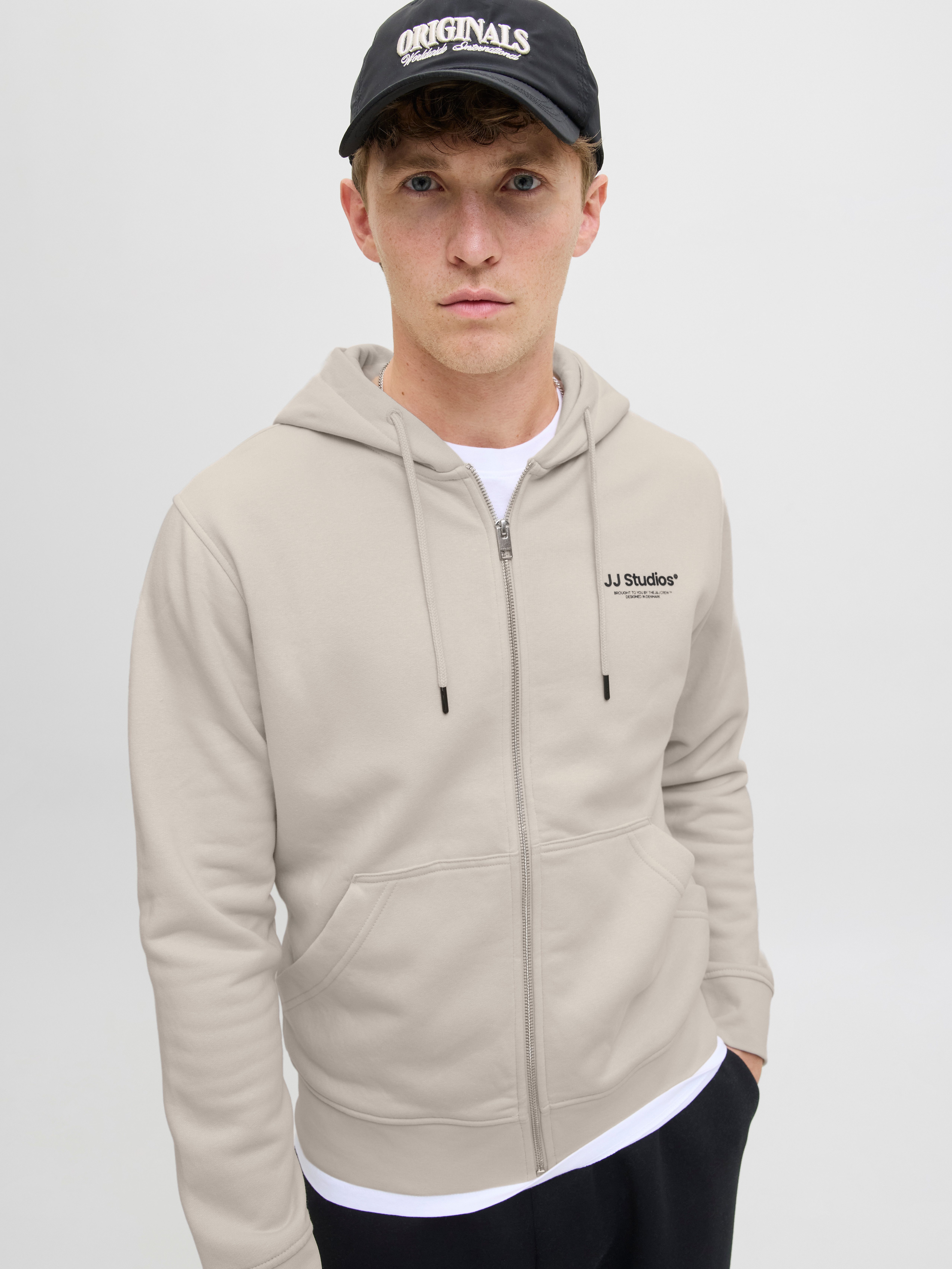 Jack & Jones Kapuzensweatshirt JJESOHO SWEAT ZIP HOOD NOOS