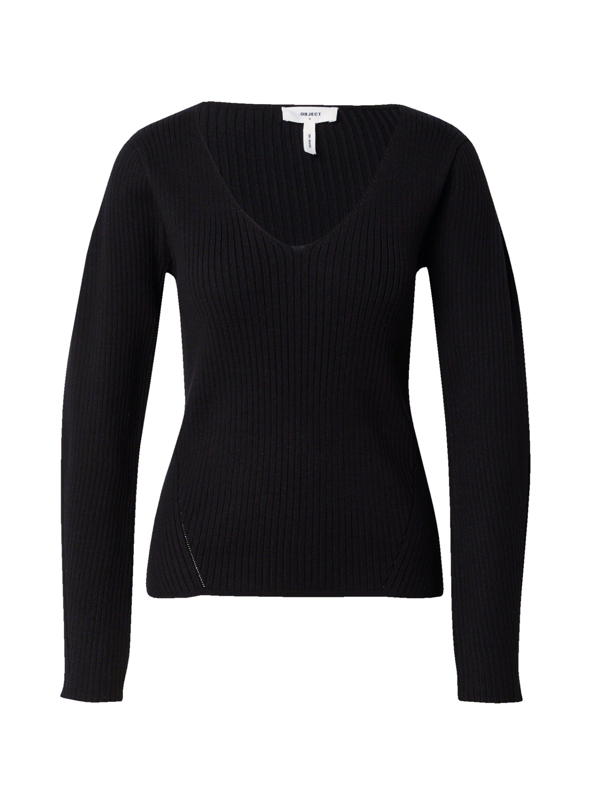 Object Strickpullover PAULA (1-tlg) Lochmuster günstig online kaufen