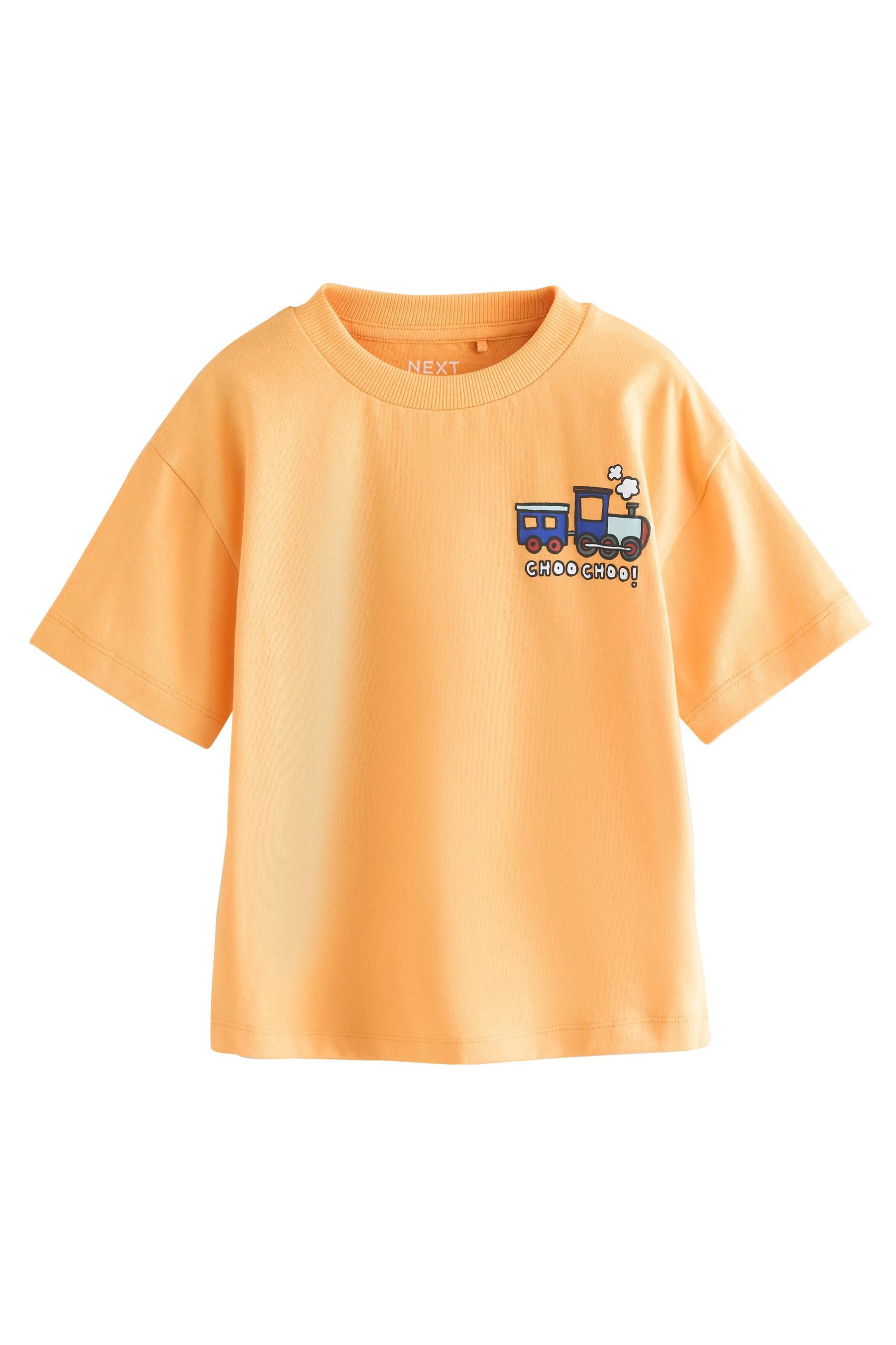 Next T-Shirt T-Shirt mit Grafik und kurzen Ärmeln, 5er-Pack (5-tlg) – Bild 5 von 5