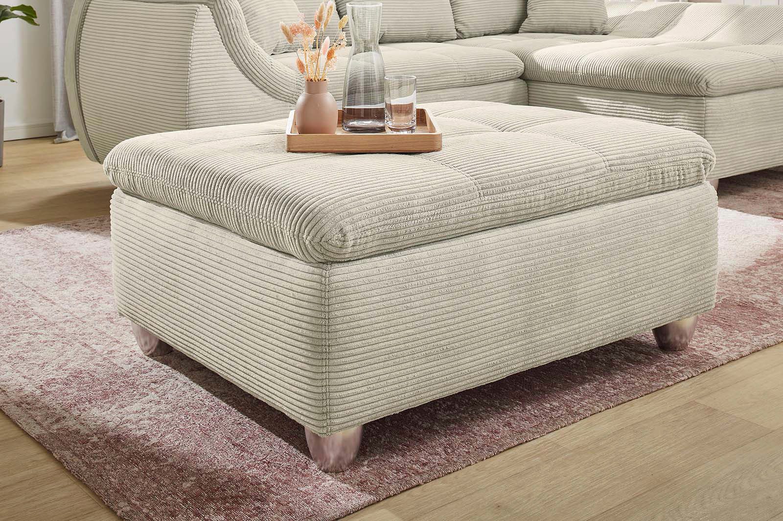 Jockenhöfer Gruppe Hocker Genua, B: 103 cm, individuell zu kombinieren günstig online kaufen