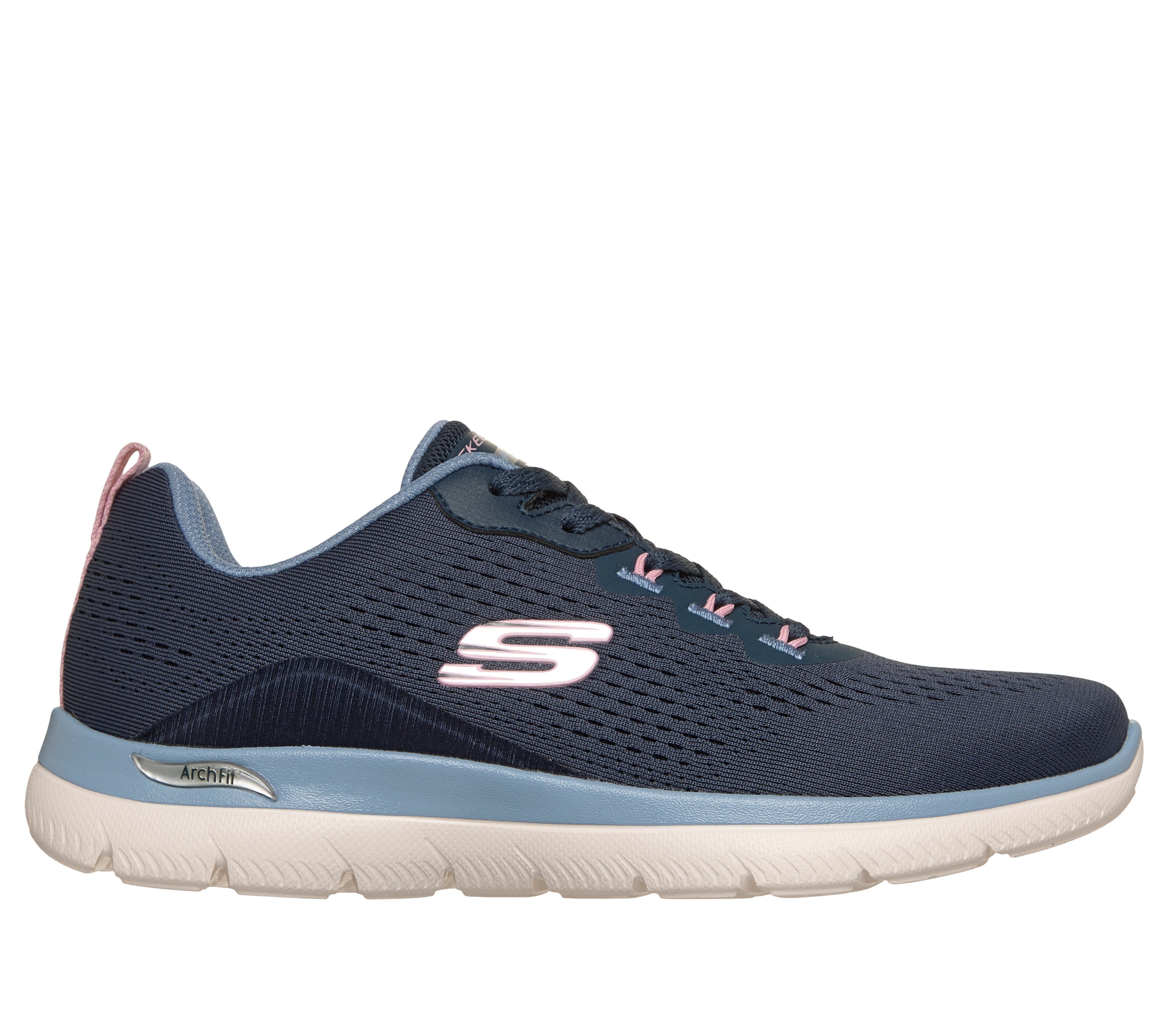 Skechers ARCH FIT SUMMITS-DAILY FLOW Sneaker Schnürschuh, Halbschuh, Freizeitsneaker für Maschinenwäsche geeignet – Bild 4 von 5
