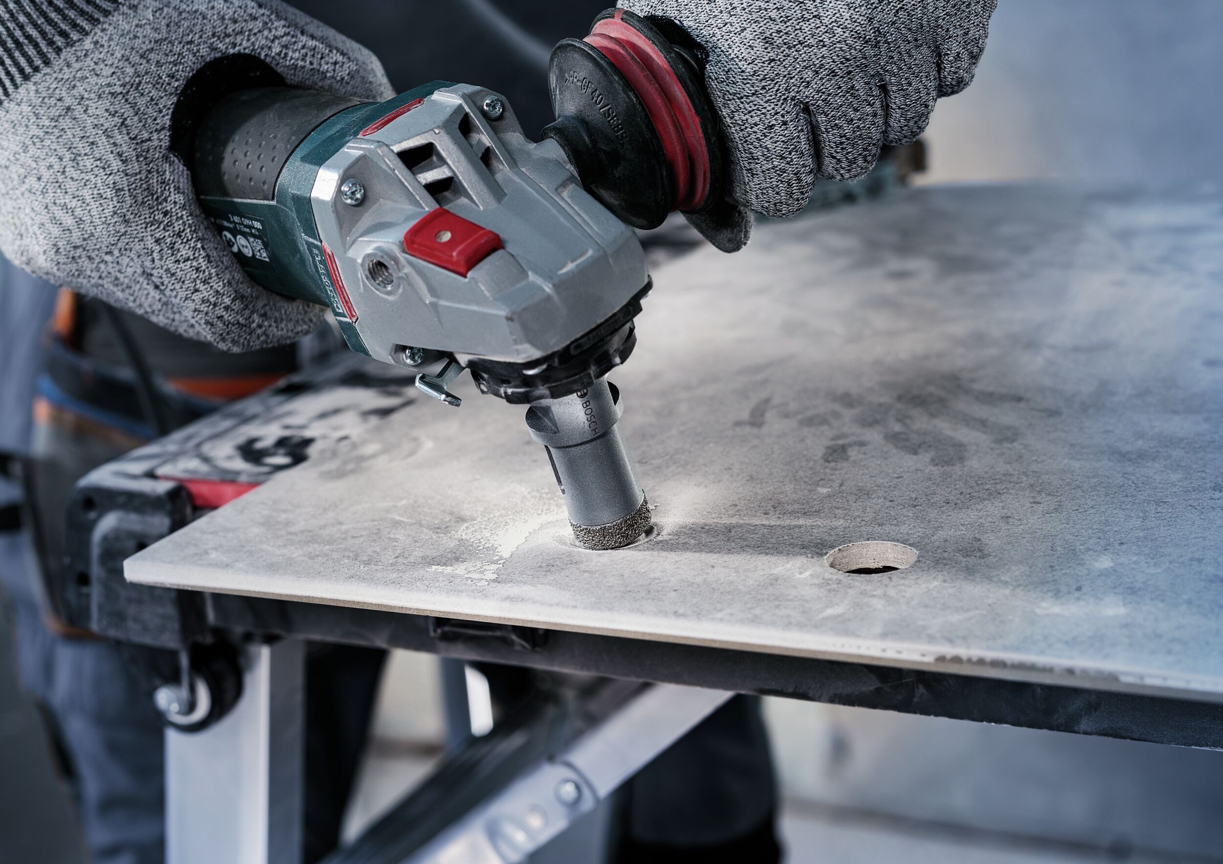 BOSCH Diamanttrockenbohrer Pro Core Cutter dry, Ø 8 mm, Core Cutter dry Diamanttrockenbohrkrone, 8 x 30 mm