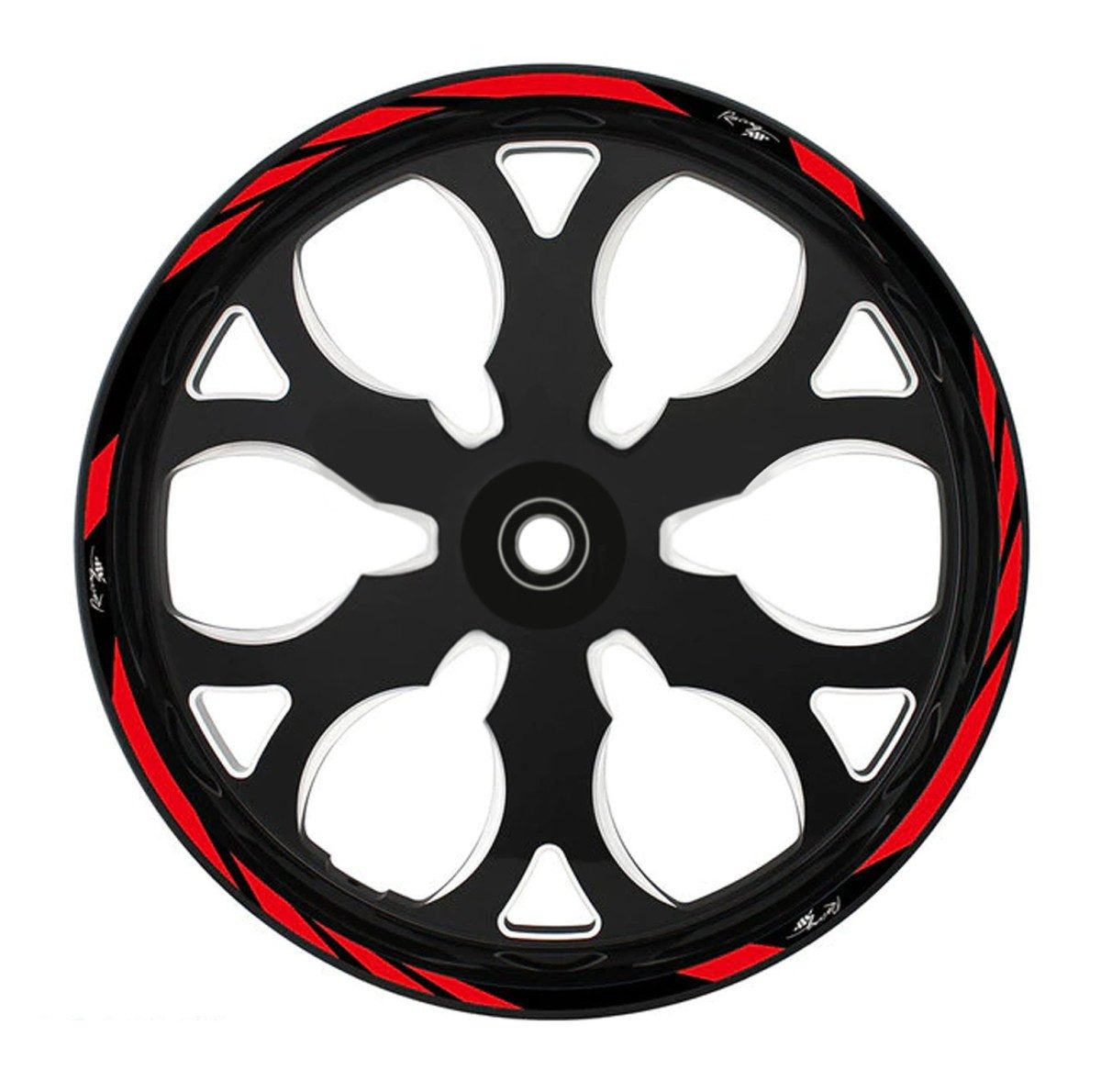 Zaddox Aufkleber Felgenrandaufkleber RC für Yamaha MT-07 / Tracer 700 rot