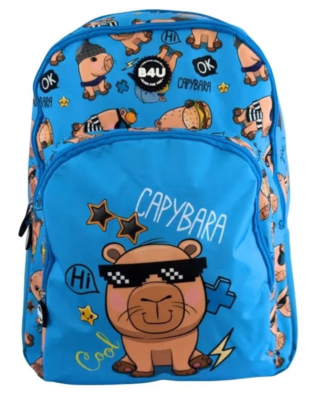 Wisam Rucksack Capybara Cool Ranzen, Tasche 44 cm