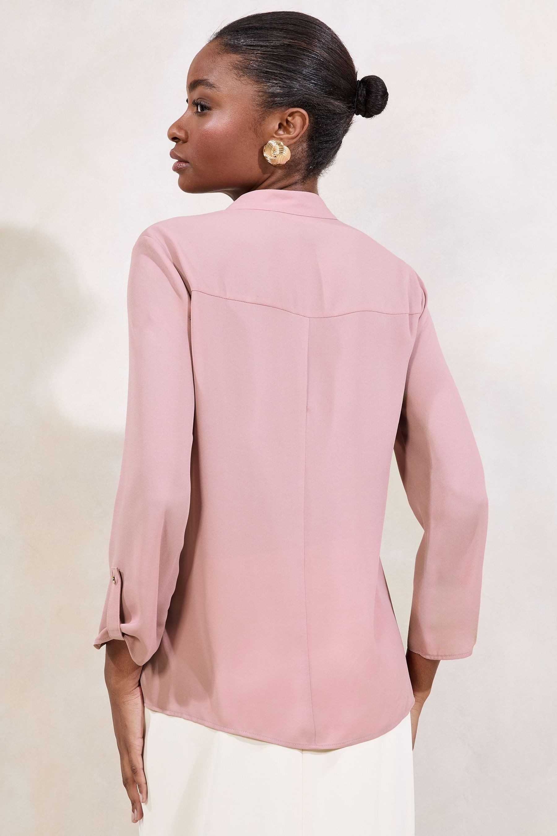 LIPSY Langarmbluse Lipsy Bluse mit Utility-Tasche, Regular (1-tlg) günstig online kaufen