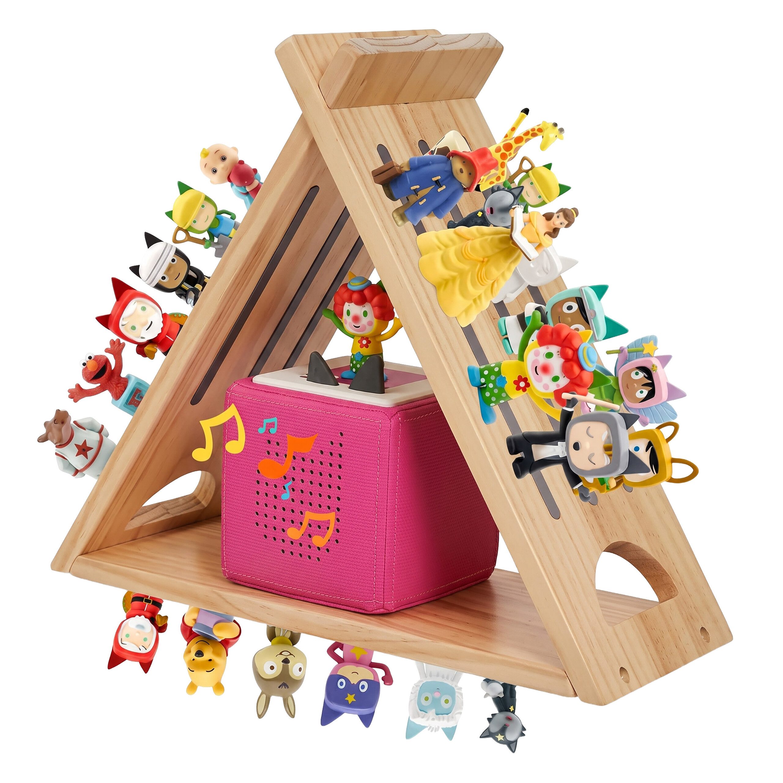 relaxdays Eckregal Toniebox Regal Dreieck, 1-tlg.