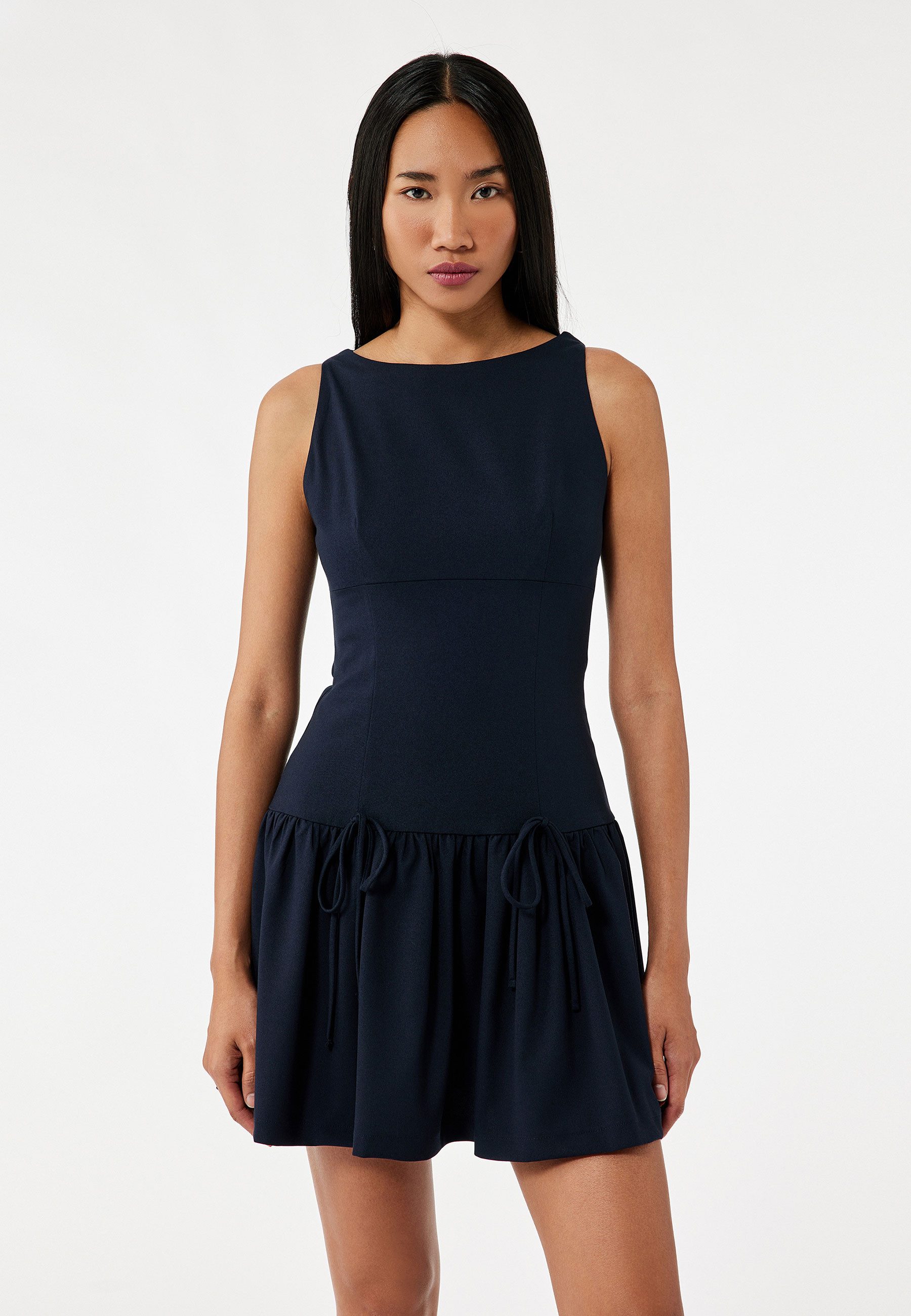 Koton Badekleid Mit Schleife Fit & Flare Kleid Minikleid