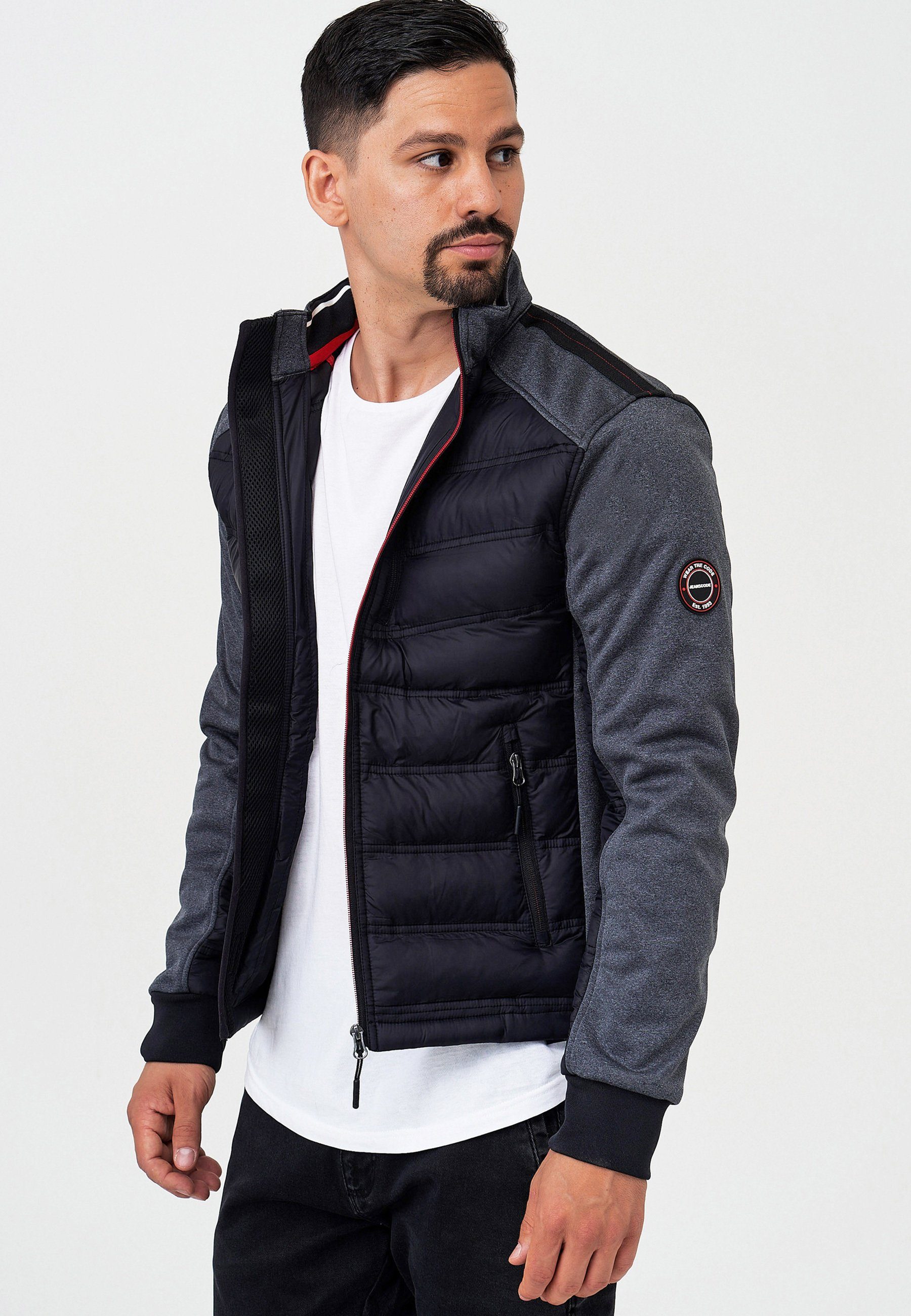 Indicode Steppjacke Alterio Black