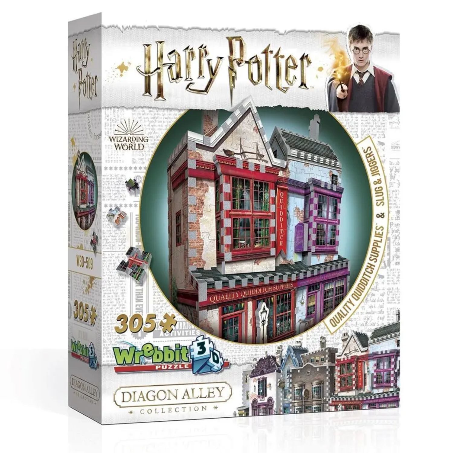 JH-Products Puzzle Qualitäts Quidditch Shop & Apotheke - Harry Potter / Quality..., 305 Puzzleteile