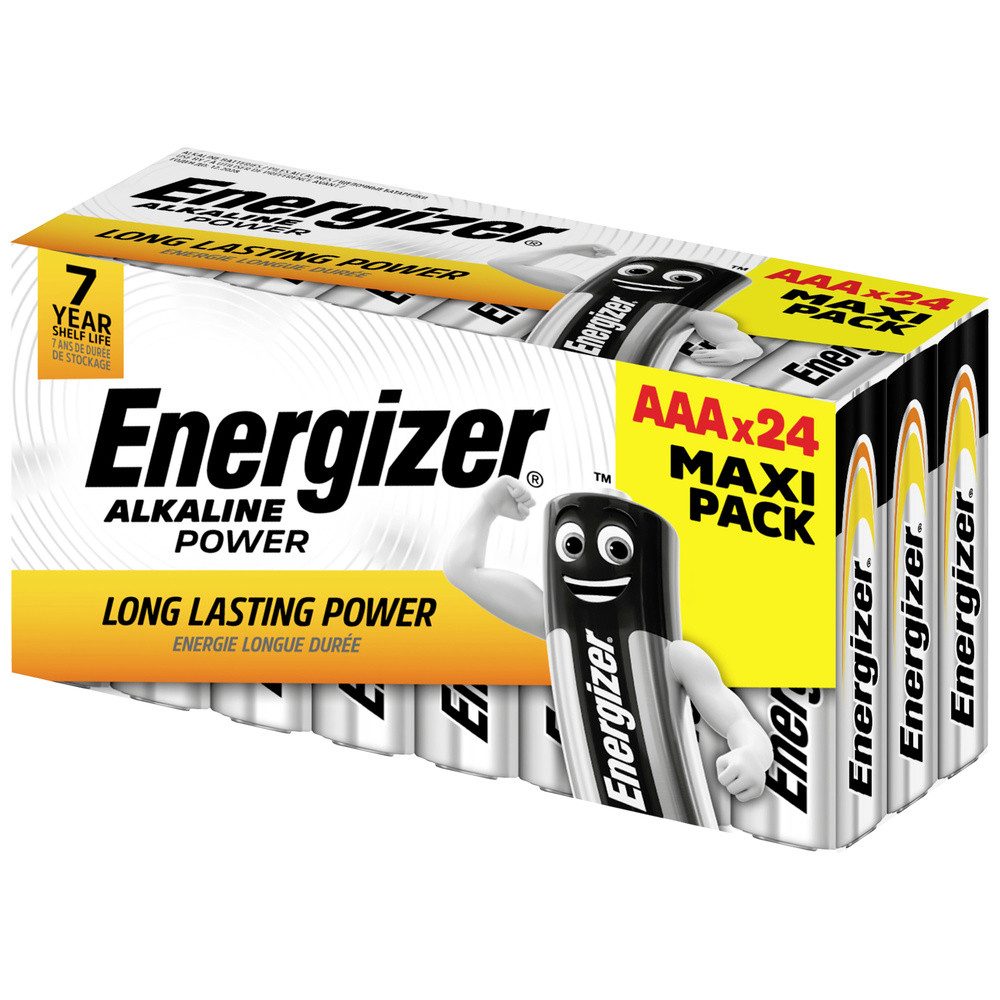 Energizer Energizer Power Micro (AAA)-Batterie Alkali-Mangan 1.5 V 24 St. Batterie