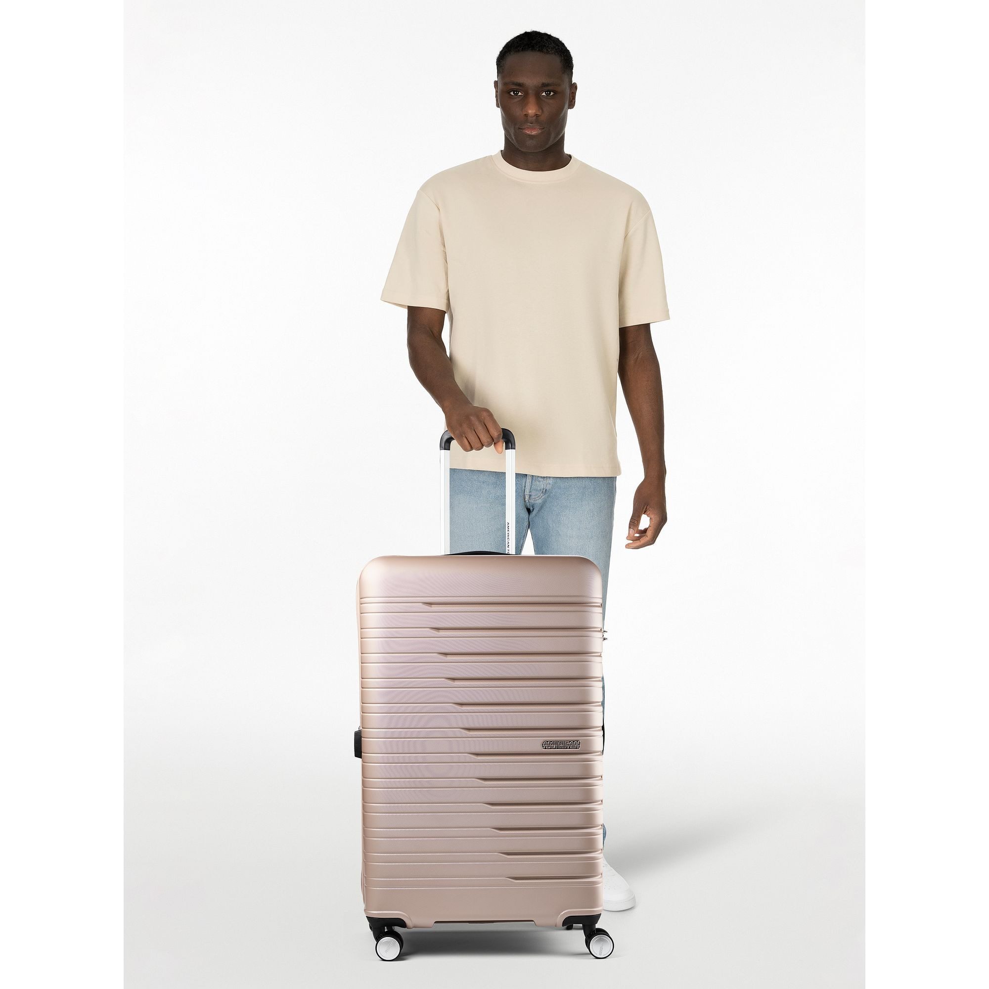 American Tourister® Hartschalen-Trolley Flashline, 4 Rollen, ABS