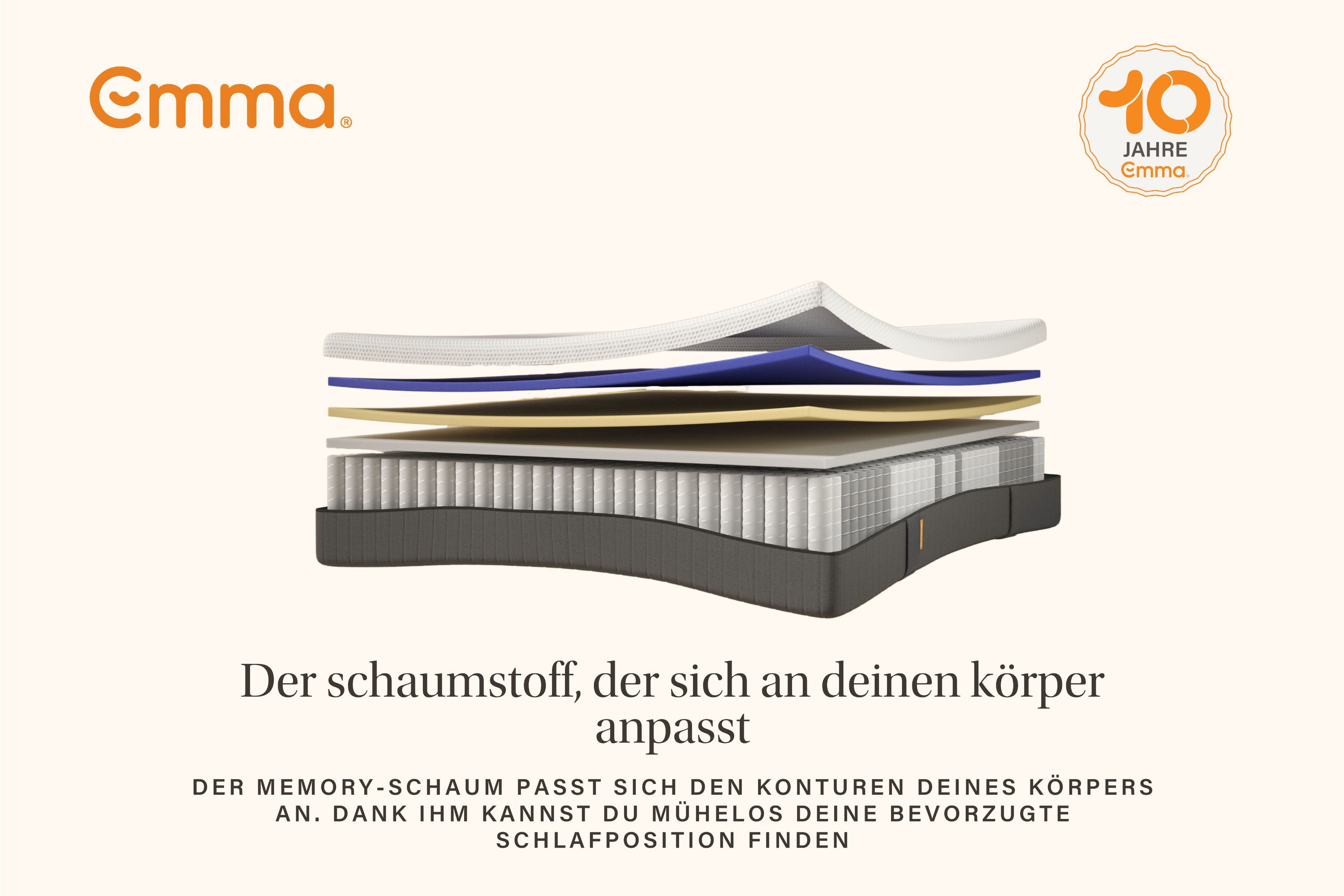 Taschenfederkernmatratze Emma 25 Hybrid, Emma, 25 cm hoch, (1-tlg)