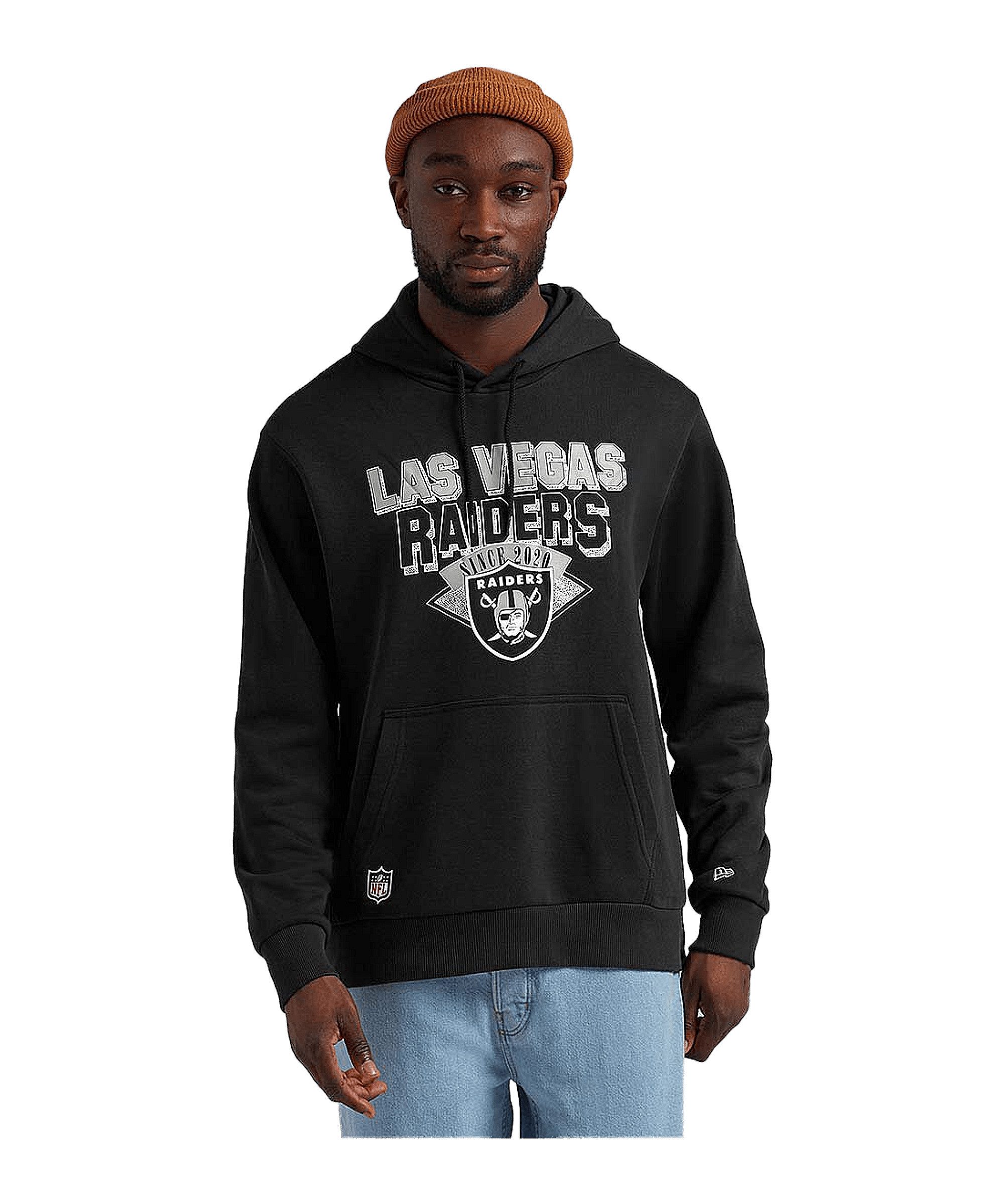 New Era Sweatshirt New Era Las Vegas Raiders Logo Hoody Baumwolle günstig online kaufen