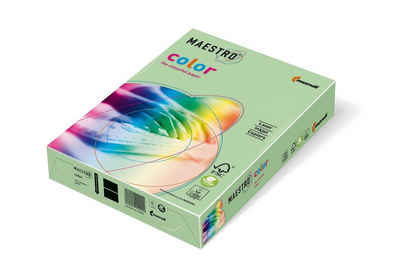 Maestro Drucker- und Kopierpapier »Mondi Maestro Color mittelgrün 80g/m² DIN-A3 - 500 Blatt MG28«