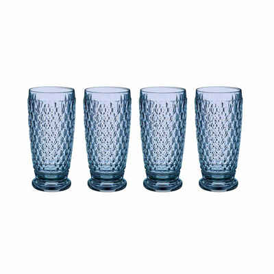 Villeroy & Boch Longdrinkglas Boston Coloured Longdrinkgläser 400 ml 4er Set, Glas