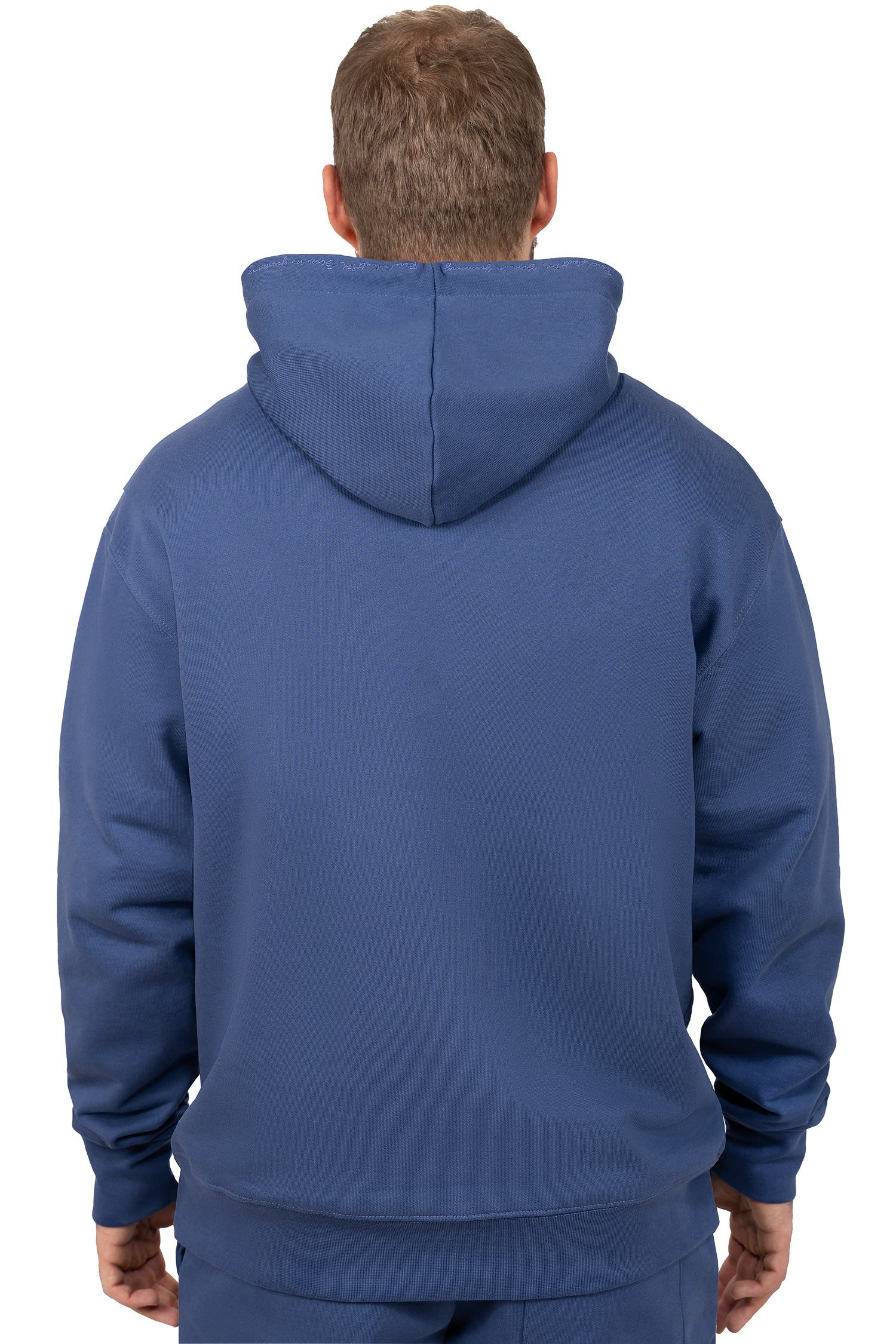 Reichstadt Trainingspullover Herren Regular Fit Sport Hoodie Marken-Stick S-23RS034 mit Eleganten Details