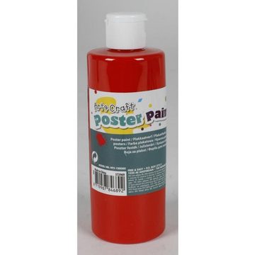 Koopman Vollton- und Abtönfarbe 24x Plakatfarbe 0,25L Finger Malerei Kinder Basteln Flaschen Künstler