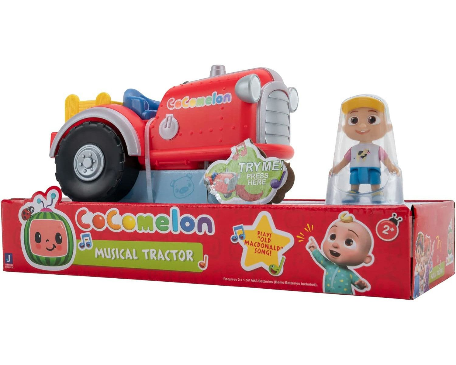 Jazwares Spielzeug-Auto Cocomelon - Mitsing-Traktor, spielt günstig online kaufen