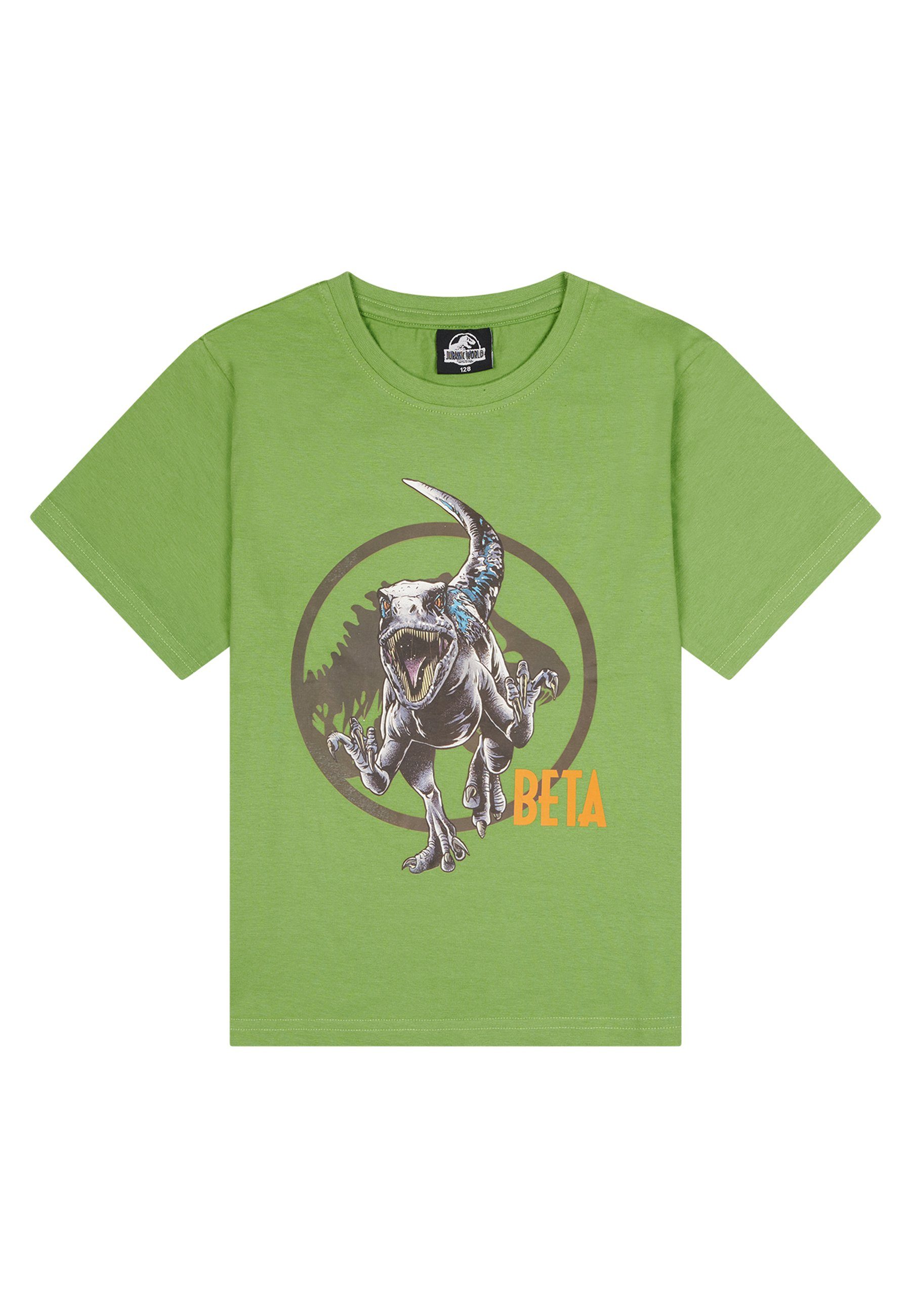 ONOMATO! T-Shirt Beta Kinder Jungen T-Shirt Oberteil Top Shirt Jurassic World Design