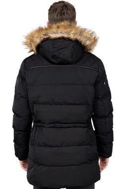 Cipo & Baxx Winterjacke Elegante Jacke BA-CM153 (1-St) mit abnehmbarer Kapuze