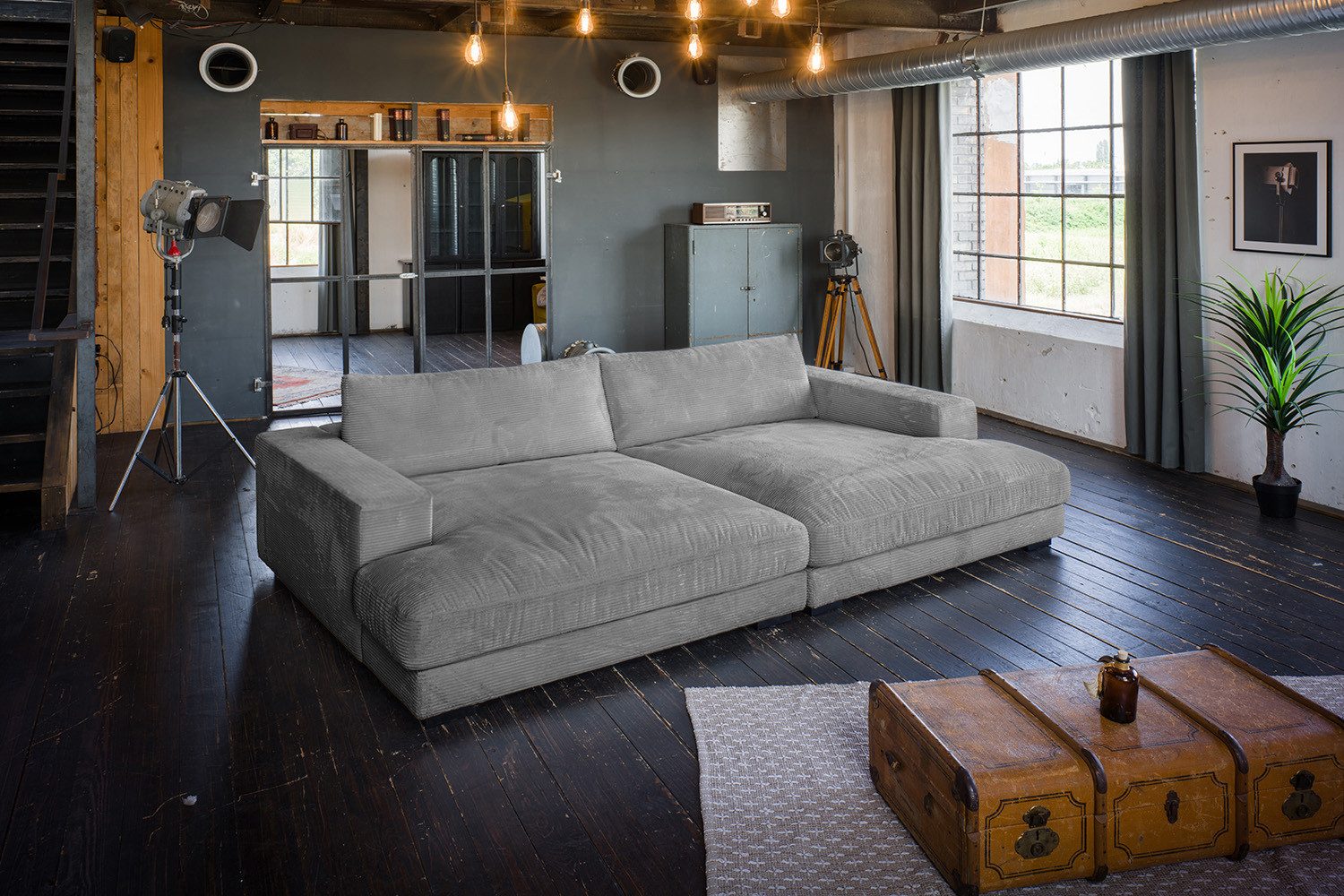 KAWOLA Big-Sofa MADELINE Riesen Cordsofa - Entspannung pur - Modernes Wohnen, XXL Couch mit Cord Bezug – Maximaler Komfort, Top Design – Bild 2 von 5