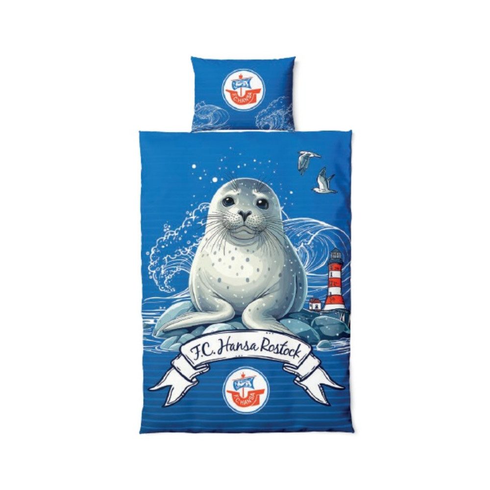 FC Hansa Rostock Bettwäsche Hansa Rostock Kinder-Bettwäsche Robby