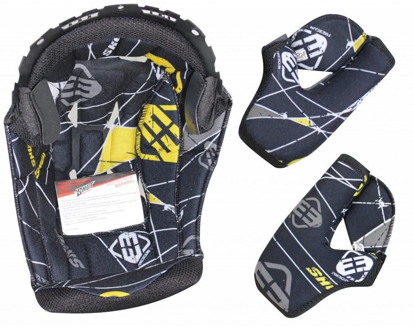 Freegun Motorradhelm XP-4 Innenfutter & Wangenpolster