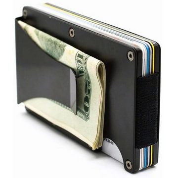 zggzerg Geldbörse Kreditkartenetui mit Geldklammer, RFID NFC Schutz, Geldbörse, RFID Schutz