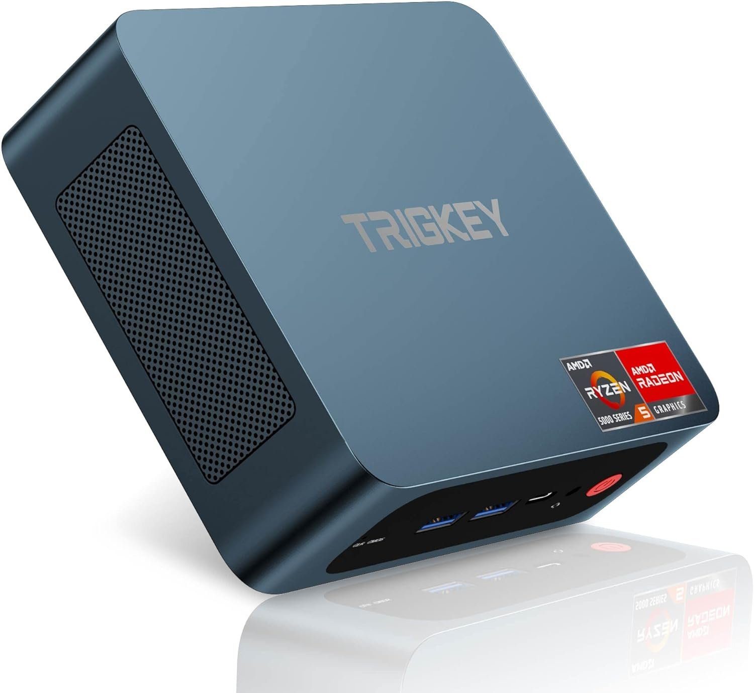 TRIGKEY Mini-PC (AMD Ryzen 5 5560U, Radeon™ Graphics, 16 GB RAM, 500 GB HDD, 5560U Zen 3, 16GB RAM, 500GB SSD, S5 Mini Gaming PC)