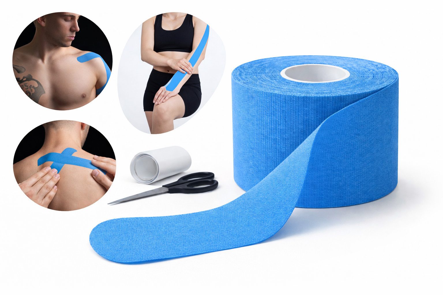 Lorey Medtec Kinesiologie-Tape Kinesiologisches Tape, Kinesiology Tape, Kinesiologie Tape, 6 Stk
