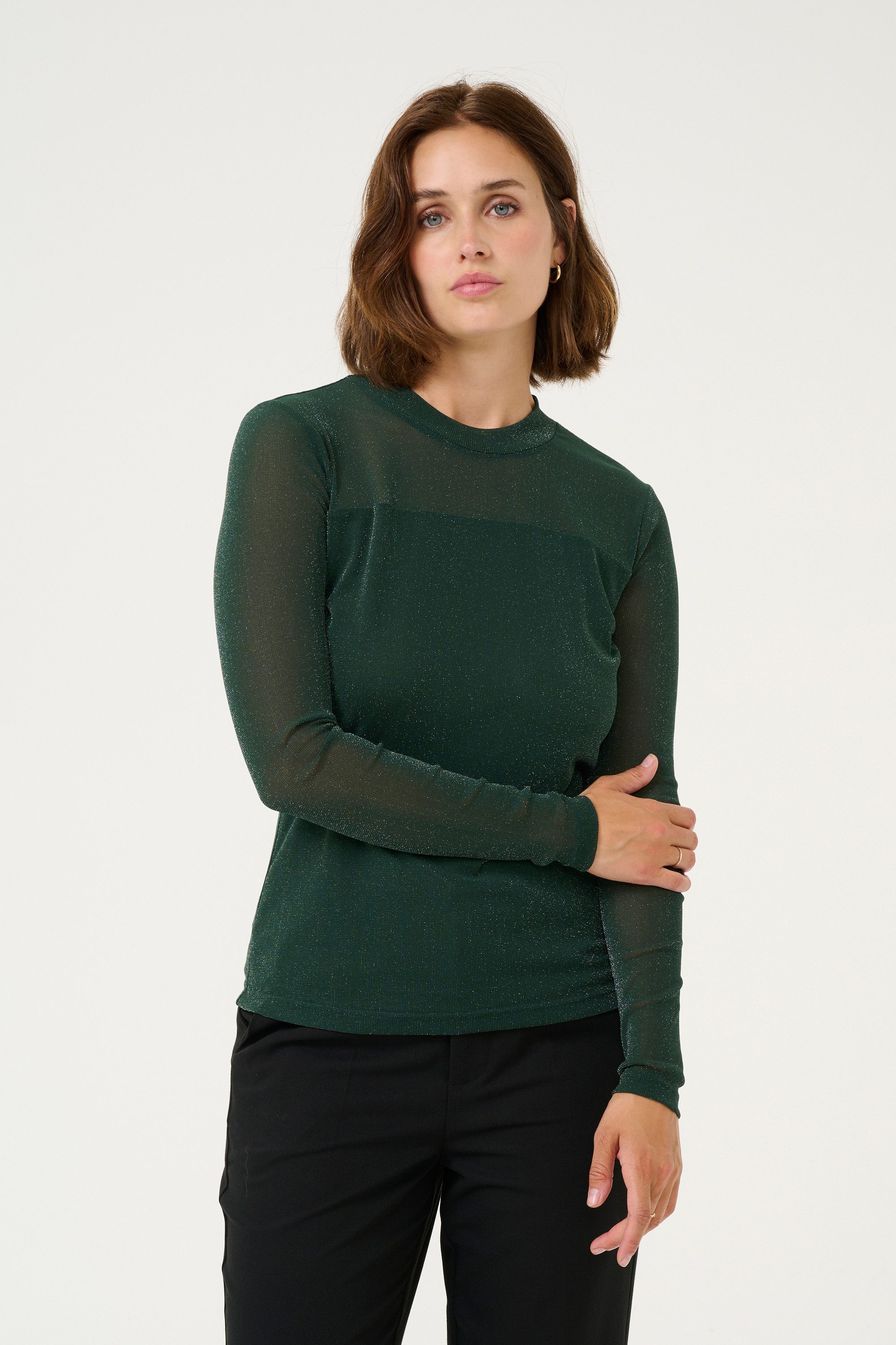 Langarmbluse Bluse langarm KAolga