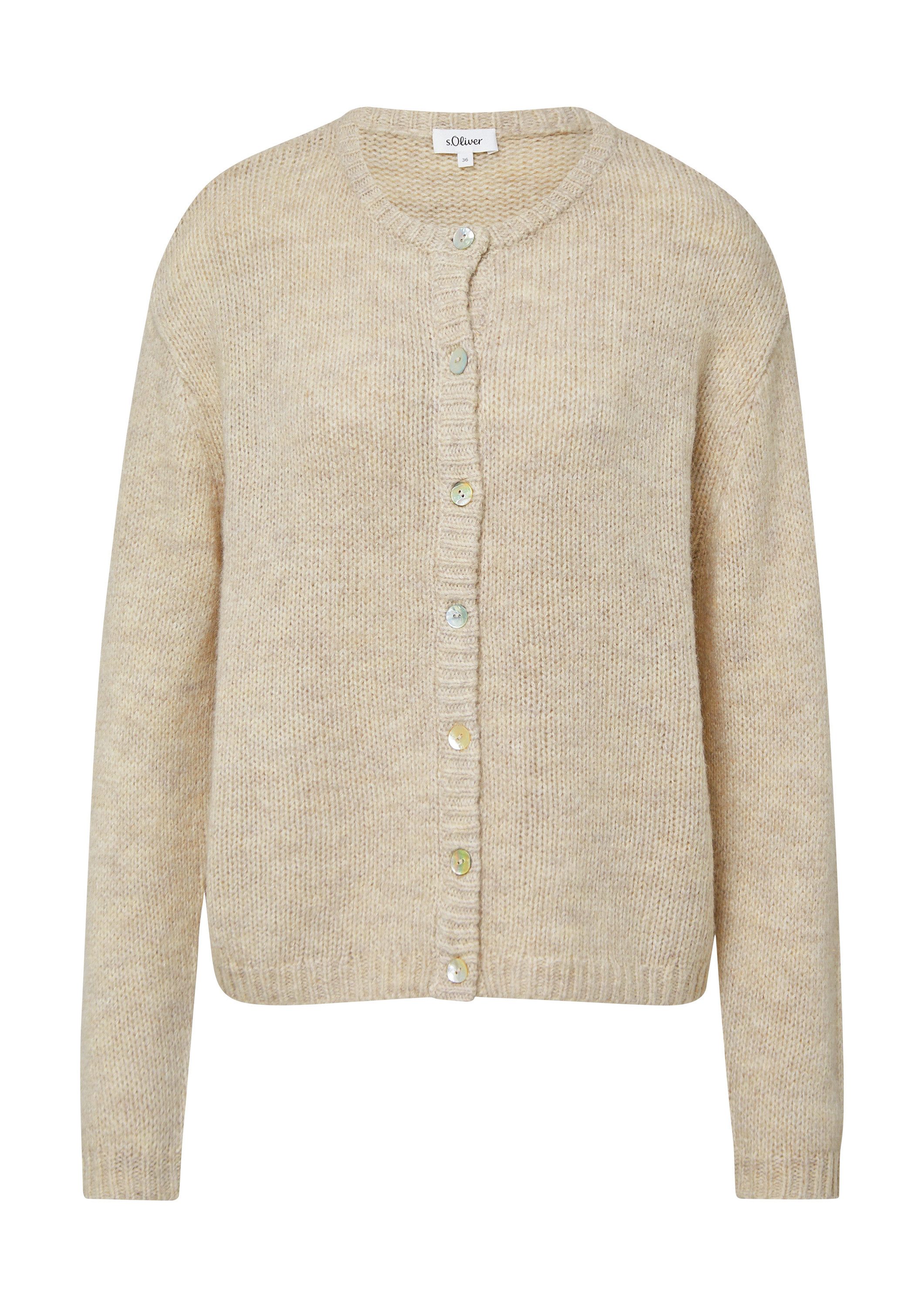 s.Oliver Cardigan Strickjacke Weiche Strickjacke aus günstig online kaufen