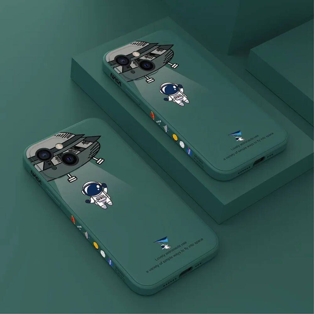 COFI 1453 Handyhülle Hülle Astronaut Nasa Handy-Hülle Cover Bumper