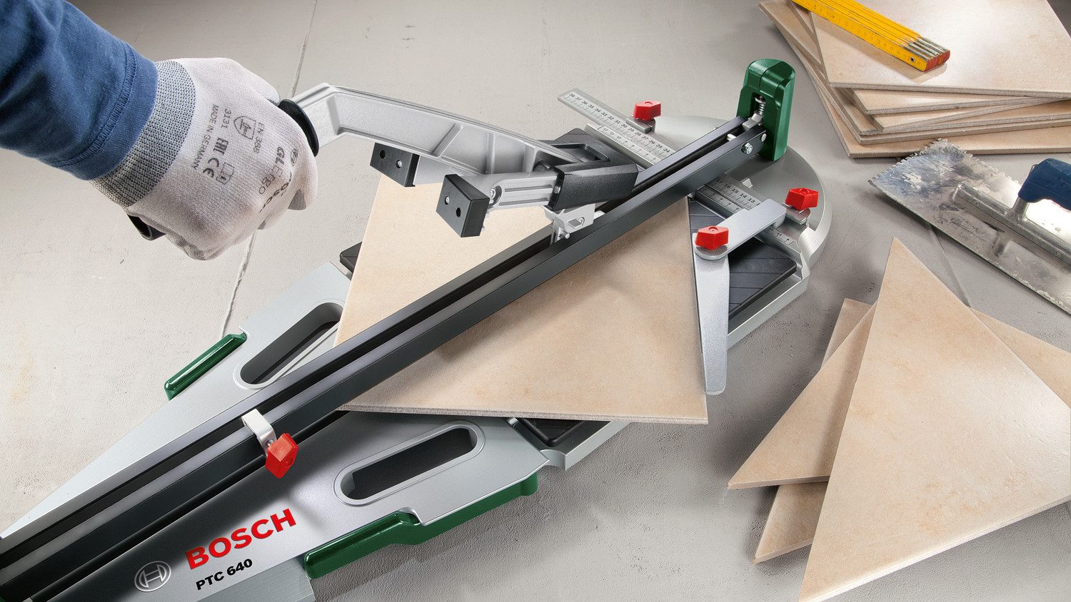 Bosch Home & Garden Fliesenschneider PTC 640, Schnittlänge max.: 640 mm – Bild 4 von 4