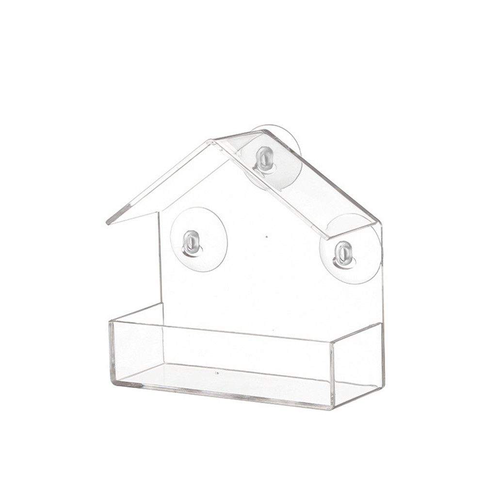 RefinedFlare Futterspender Hängendes Vogelhaus – ideal für die Gartenbeobachtung im Freien, Vogelhaus mit transparentem Fenster