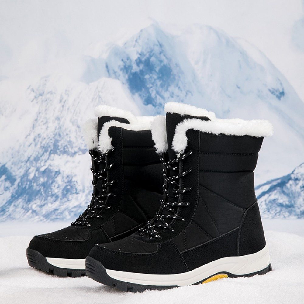 HUSK'SWARE Schneeschuhe warm gefütterte Schneestiefel (Warme Wanderschuhe, High-Top-Schuhe), Warmes Innenfutter – Bild 3 von 5