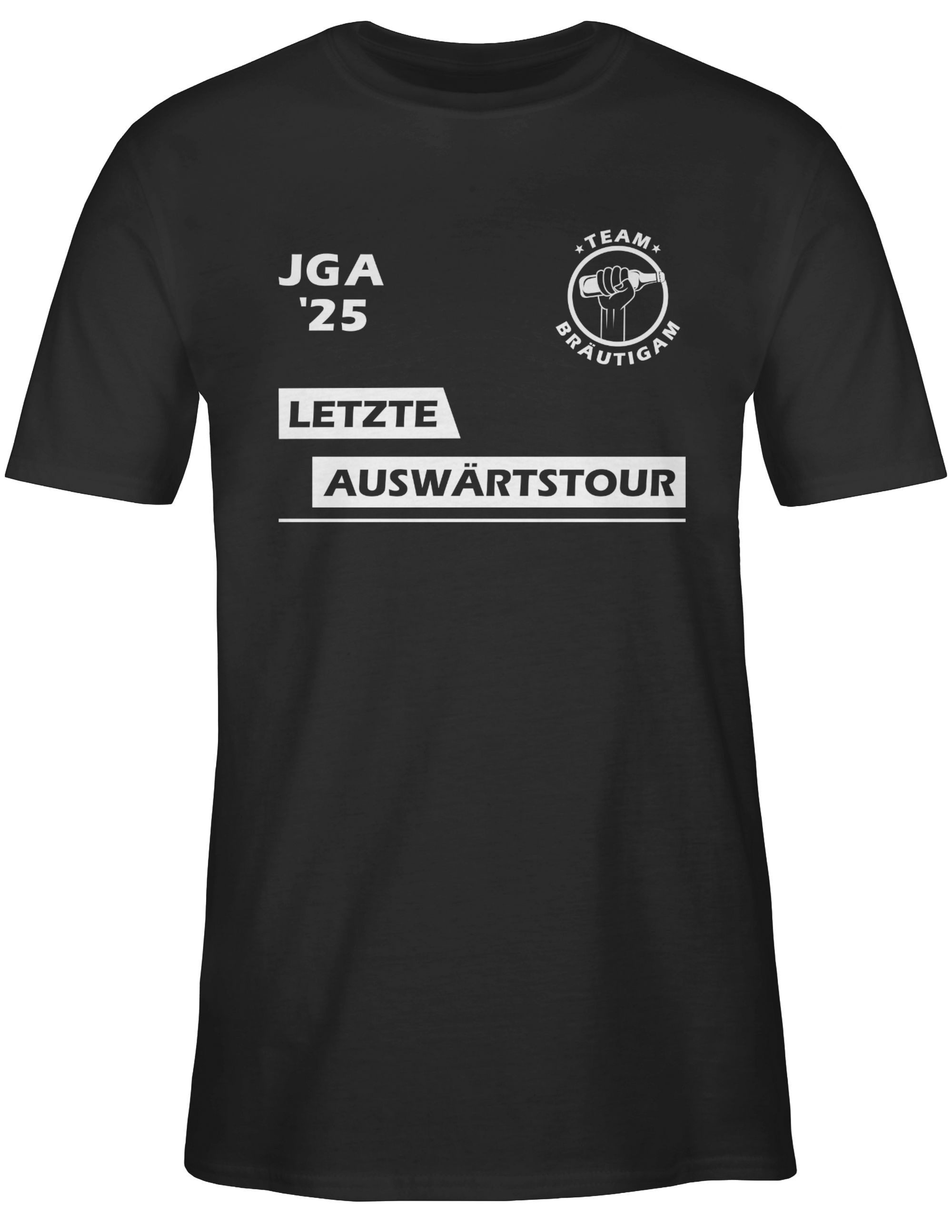 Shirtracer T-Shirt Letzte Auswärtstour Team Bräutigam JGA Männer