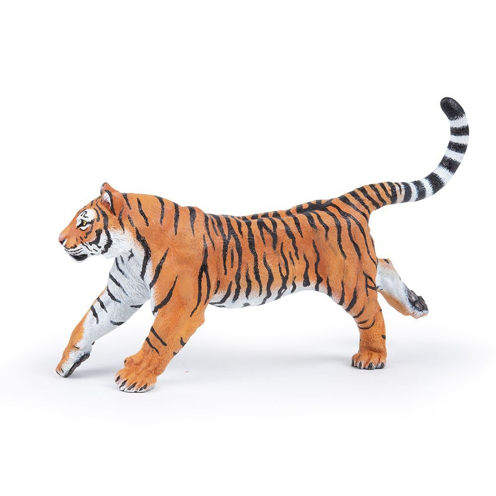 papo Spielfigur Papo Spielfigur Laufender Tiger orange/schwarz 7cm