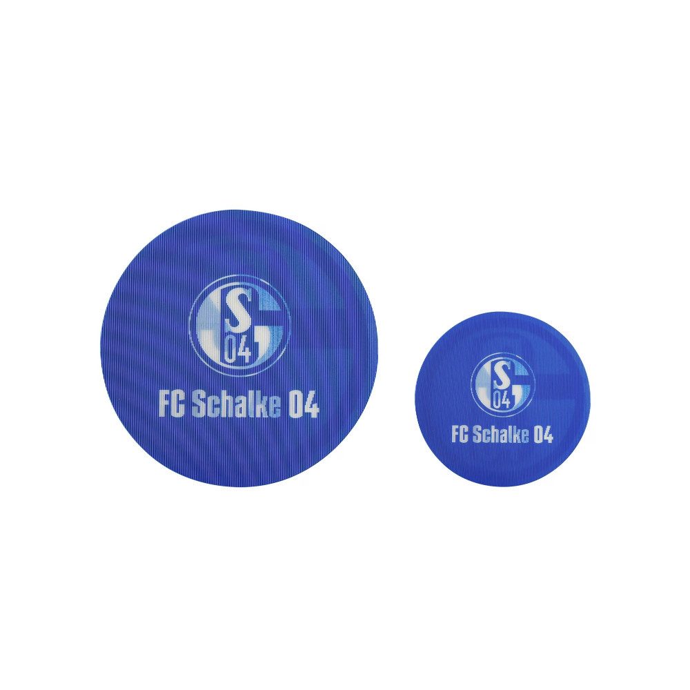 FC Schalke 04 Aufkleber FC Schalke 04 Aufkleber-Set Logos königsblau