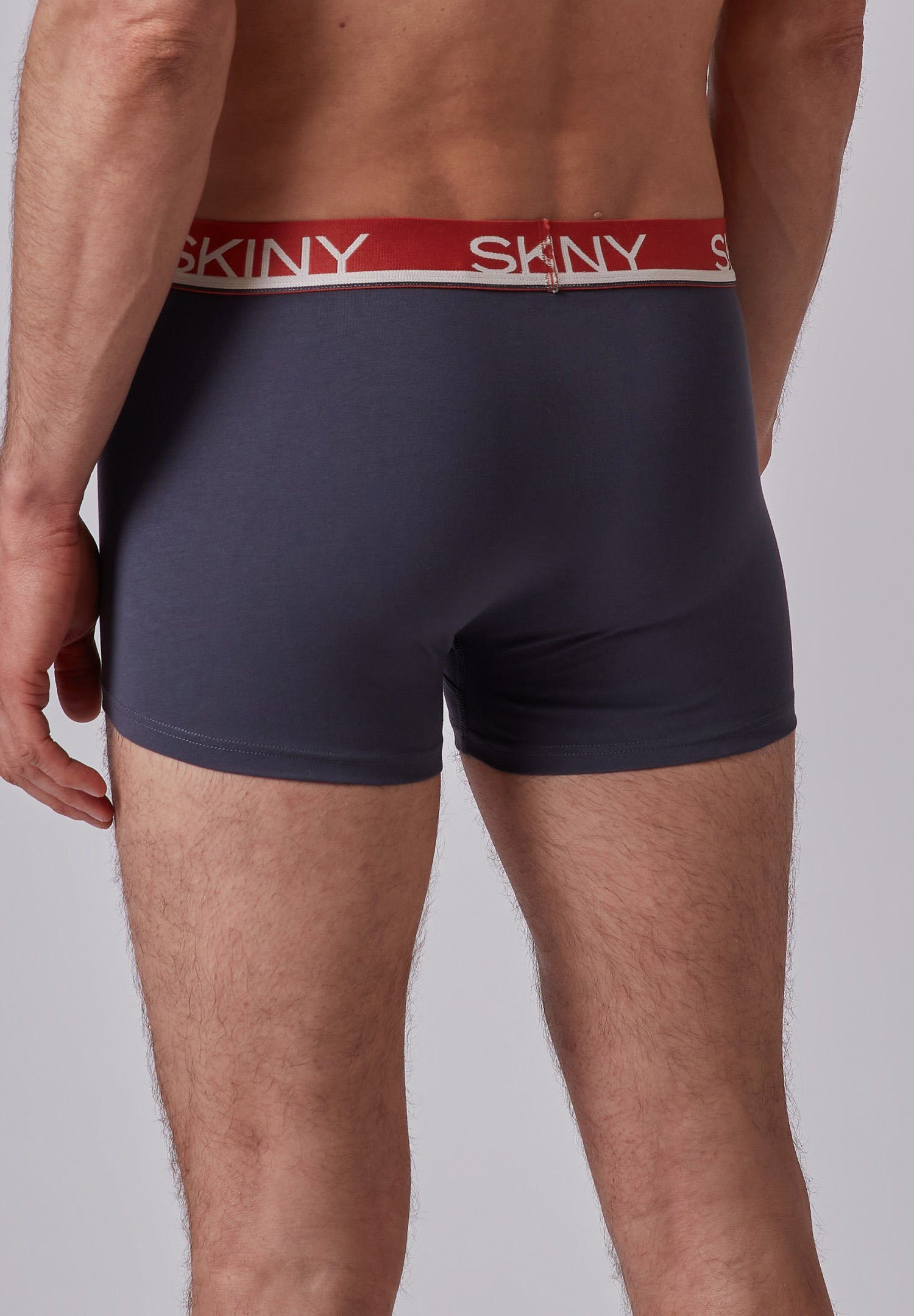 Skiny Boxershorts 3er Pack Skiny Herren Boxershorts (3-St) Modisches Design 3er Pack