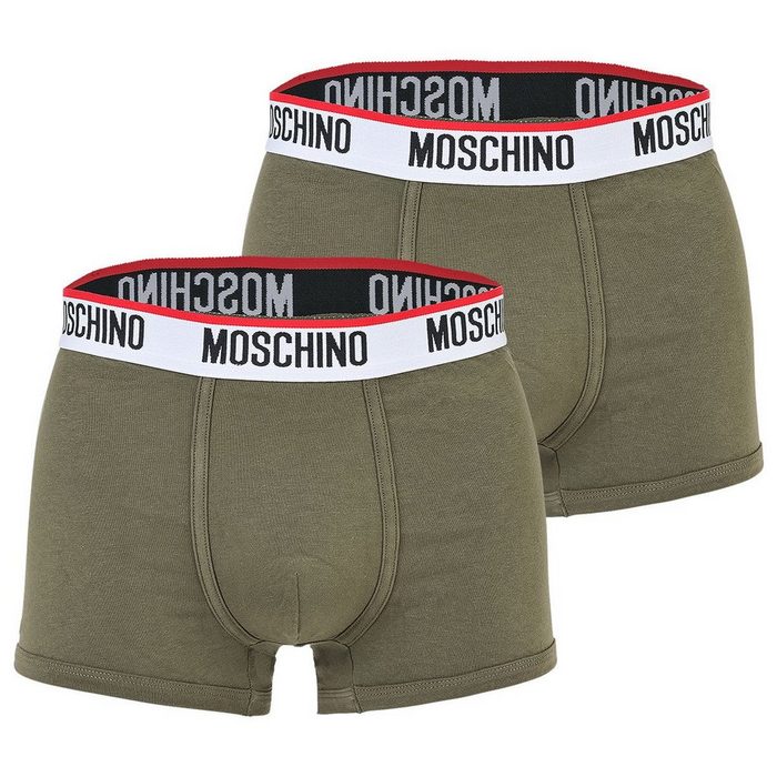 Moschino Boxer Herren Trunks 2er Pack - Pants Unterhose Cotton