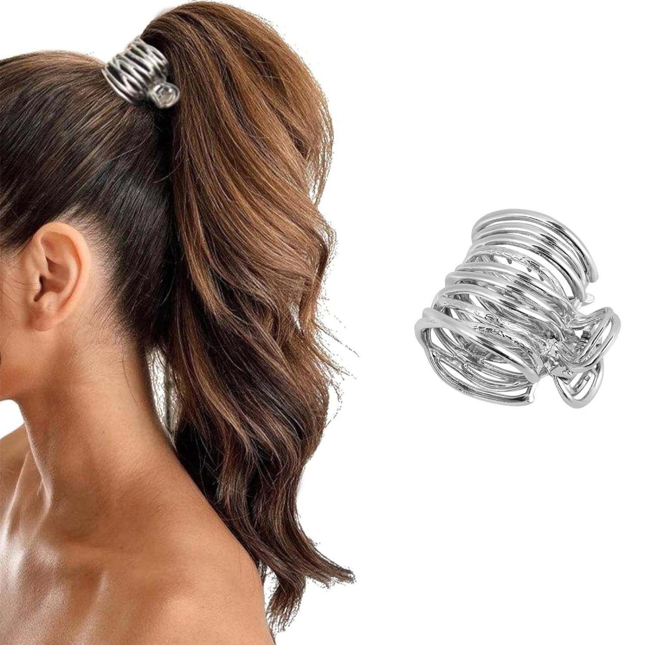 Coonoor Haarspange Haarklammer Metall, Hohe Pferdeschwanz Clips Haarspangen Damen