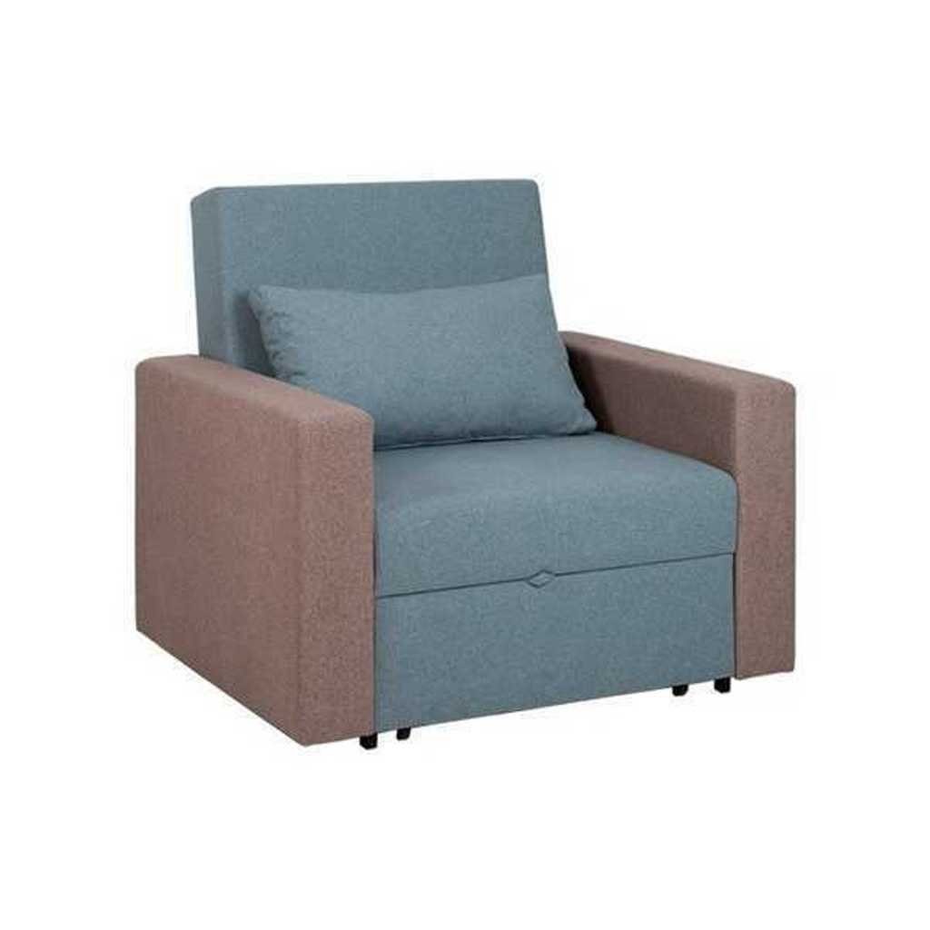 JVmoebel Relaxsessel Blauer Sessel Bettfunktion Wohnzimmer Einsitzer Relax Clubsessel (1-St., 1x Sessel), Made in Europa