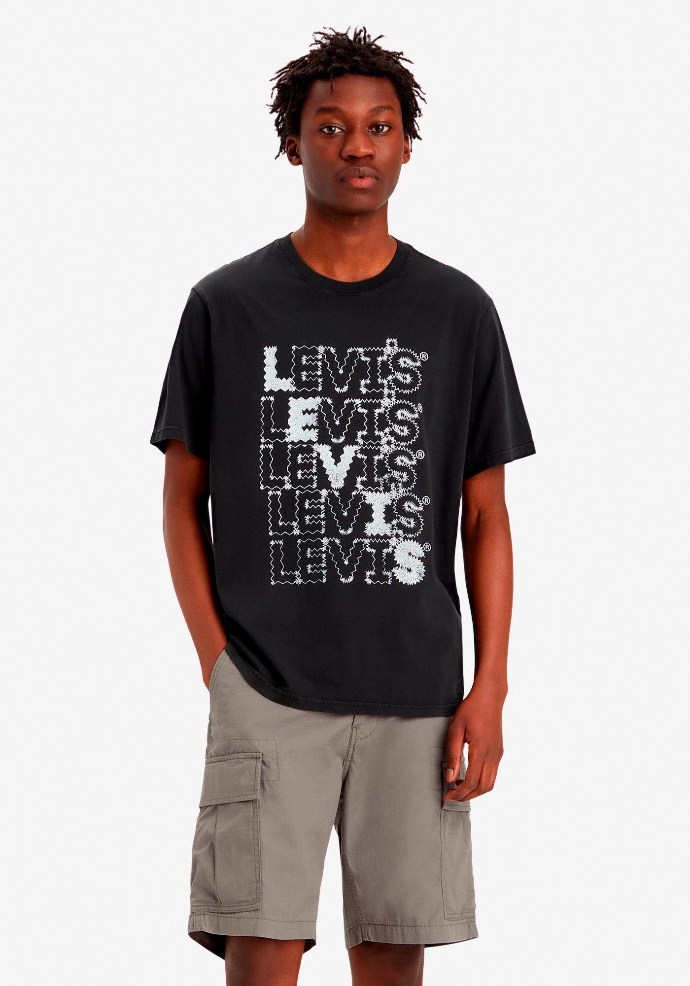 Levi's® Print-Shirt FIT SS TEE BLACKS RELAXED