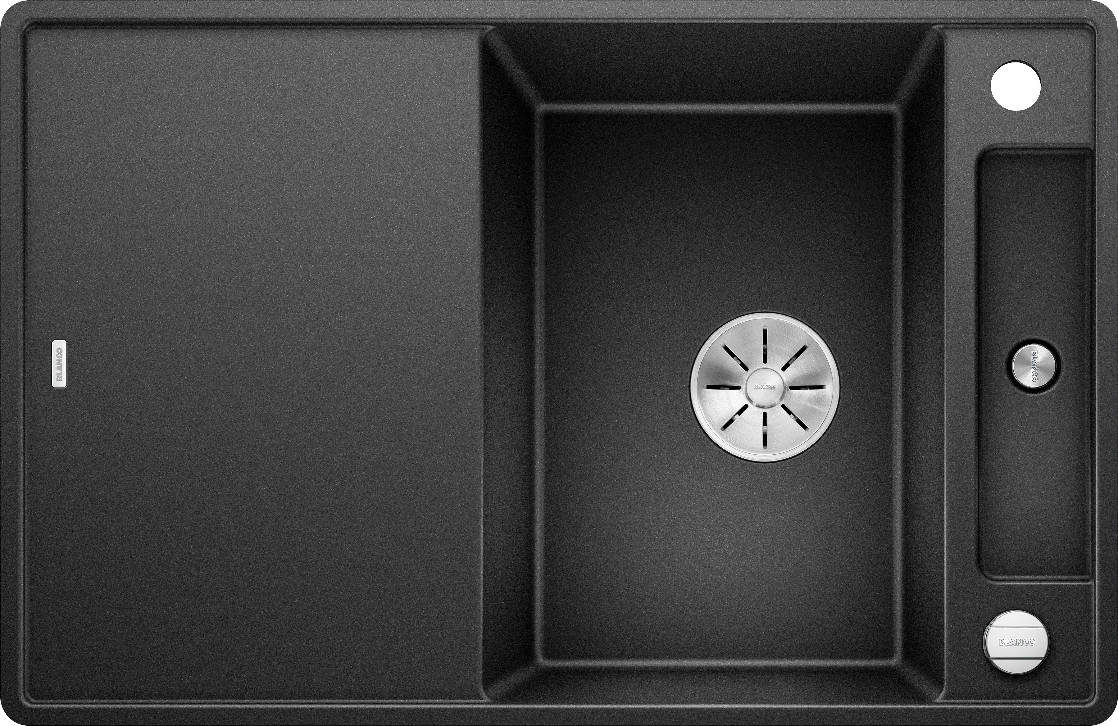 Blanco Granitspüle AXIA III 45 S-F, eckig, 50/77 cm, (1 St), inklusive gratis Glasschneidebrett
