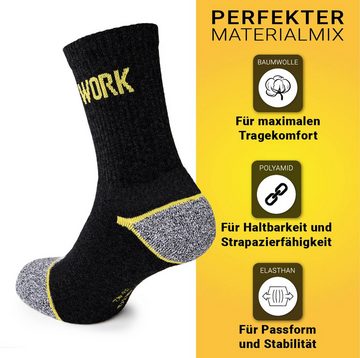 OCCULTO Basicsocken Herren Arbeitssocken 10er Pack (Modell: Karl) (10-Paar)